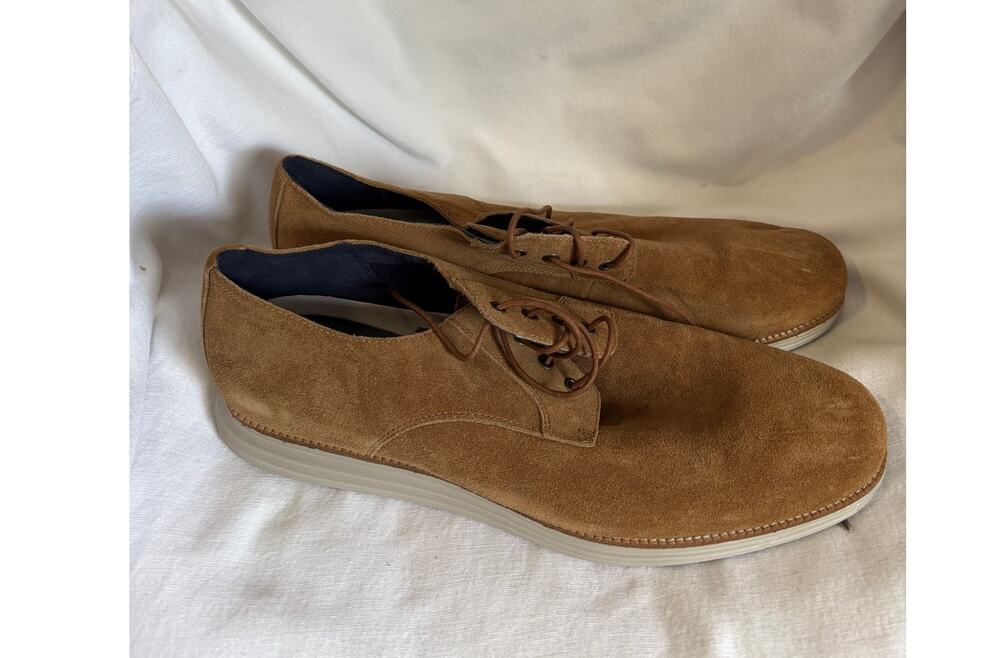 Cole Haan Brow Suede Leather Shoes Mens Size 15W New